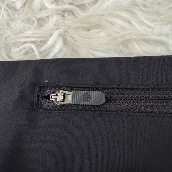 Lululemon Speed Up Tight Women’s Size 10 Black Leggings 28” Luxtreme Yoga Pocket - Picture 9 of 14